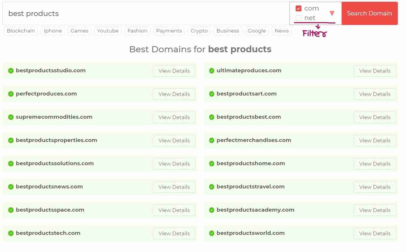 How to check domain availability