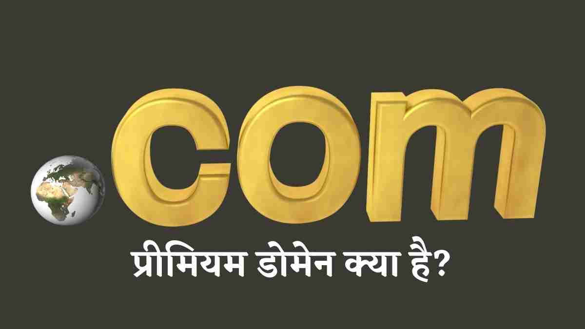 प्रीमियम डोमेन क्या है What is a Premium Domain in Hindi