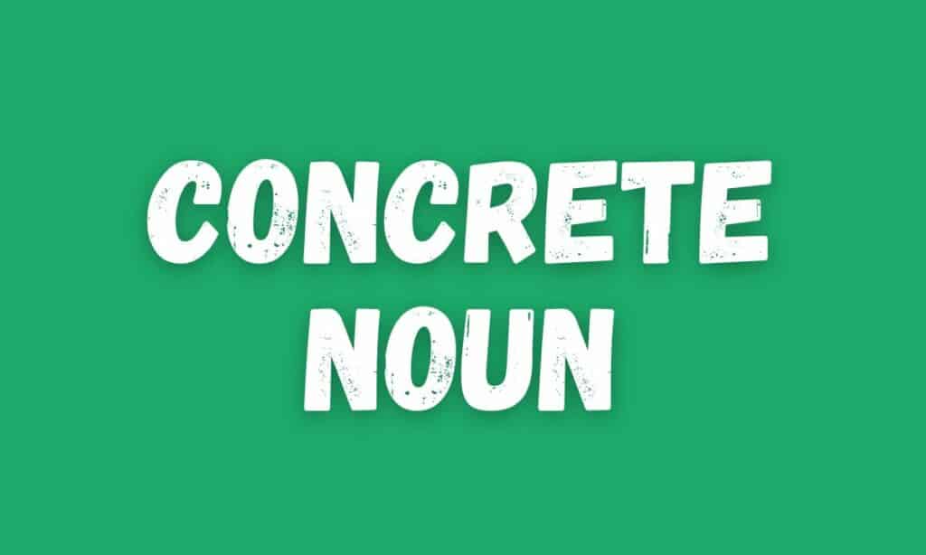 Concrete Noun in Hindi