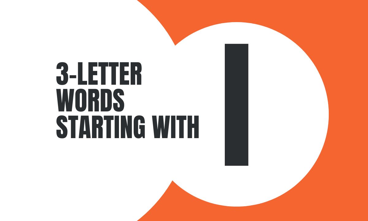 3-Letter Words Starting With I with their meanings