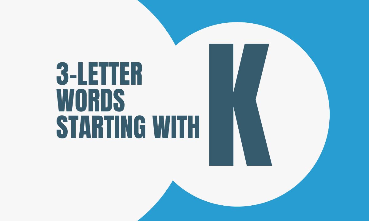 3-Letter Words Starting With K With Their Meanings