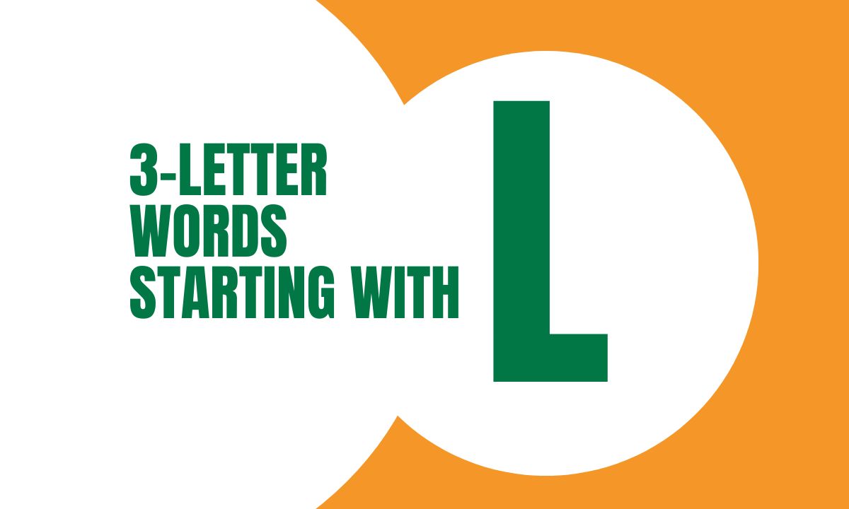 3-Letter Words Starting With L with their meanings