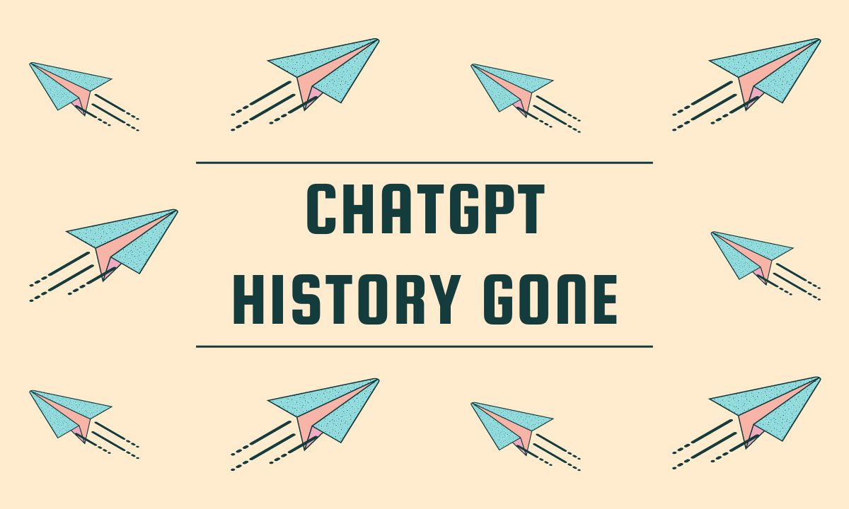 ChatGPT history gone