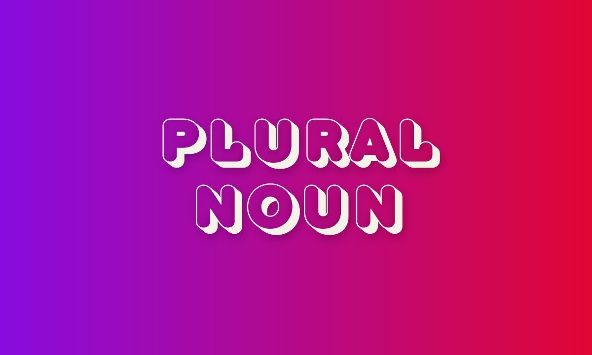 Learn about the plural noun and discover the different ways to form plurals
