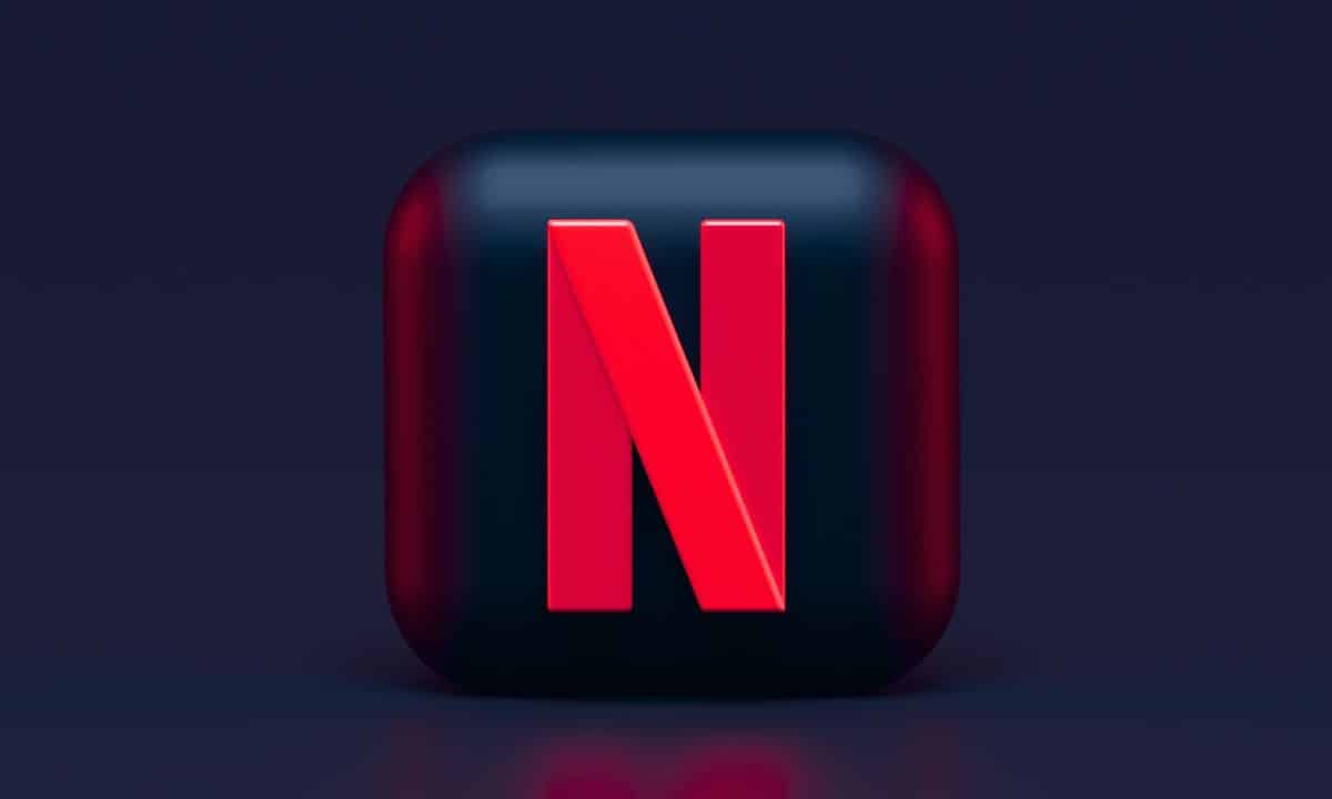 A Netflix logo displayed on a digital device, symbolizing the streaming platform's diverse and captivating entertainment content