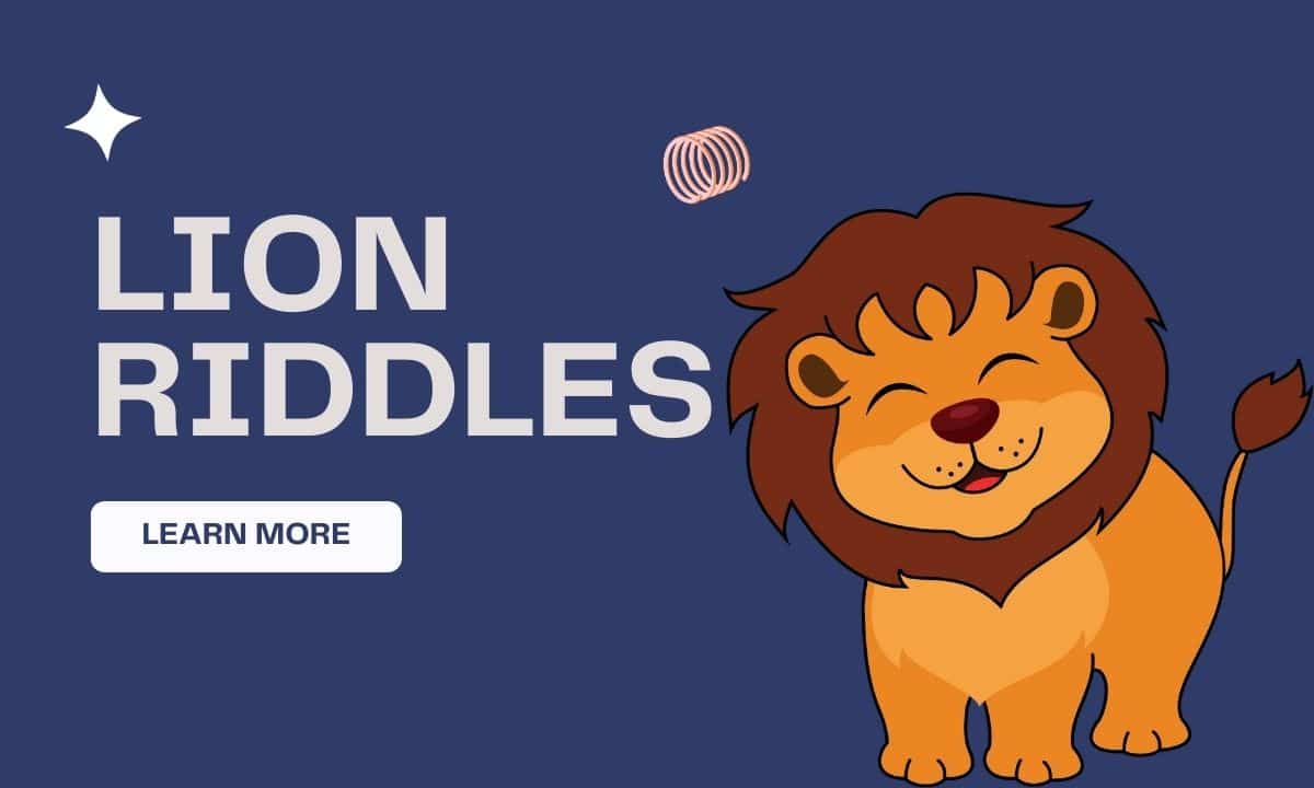 Lion riddles: engage young minds, explore the jungle, and solve nature's mysteries with fun!