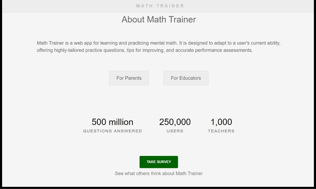 An image showing the features of Math-Trainer-AI